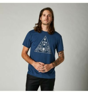 Tricou FOX  Single Track Basic Blue