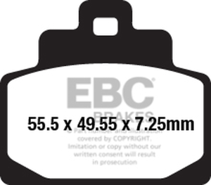 Sfa Series Organic Scooter Brake Pads, 1, nordicamoto.ro