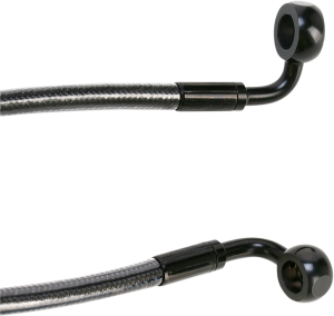 E-z Align Dot Braided Single Disc Front Brake Line Black, Black Pearl, 1, nordicamoto.ro
