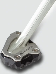 Extensie pentru piciorul suportului lateral, negru, argintiu