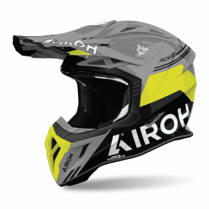 Căști enduro/cross, Cască Motocross Airoh Aviator Ace 2 Fury Yellow Gloss, nordicamoto.ro