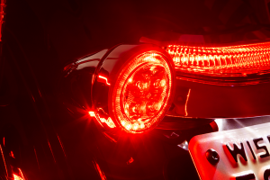 Led Lighted Fang® Rear Signal Light Inserts Chrome, 2, nordicamoto.ro