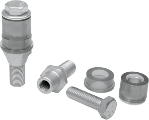 Gooden Tight Springer Handlebar Riser Stud Bushing Kit Silver
