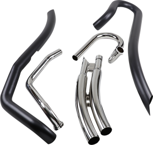 Speedster Swept Exhaust System Black, 1, nordicamoto.ro
