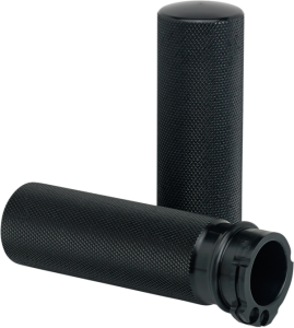 Knurled Hand Grips Black, 1, nordicamoto.ro