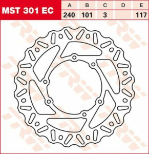 Disc de frână din oțel Ec Cross Design, 2, nordicamoto.ro