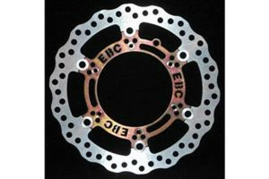 Oversized Supercross Contour Series Brake Rotor Gold, Silver, Stainless Steel