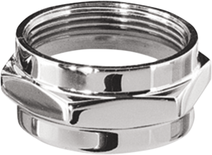 Power-flo Fuel Valve Chrome Adapter Nut Chrome