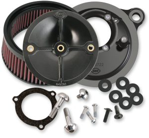 Super Stock Stealth Air Cleaner Kit Black, 1, nordicamoto.ro