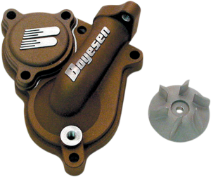 Supercooler Water Pump Cover And Impeller Kit Powder-coated, Magnesium, 1, nordicamoto.ro