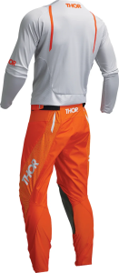 Tricou Thor Pulse Mono Gray/Orange M, 4, nordicamoto.ro