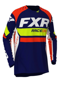 Tricou FXR Revo MX Navy/Hi Vis/Nuke Red