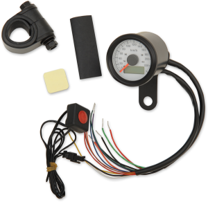 1-7/8(r) Programmable Metric Speedometer With Indicator Lights White, 1, nordicamoto.ro
