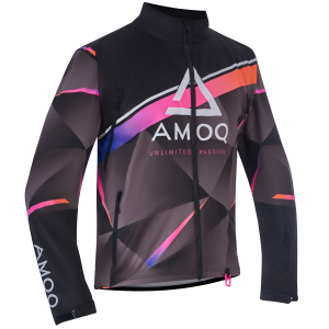 Geacă de curse AMOQ Apex V2, negru/gri/violet, mărimea 2XL, 3, nordicamoto.ro