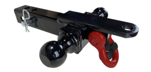 Four-way Hitch Black, Red, 2, nordicamoto.ro
