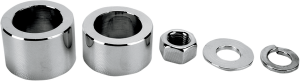 Axle Spacer/nut Kit Silver