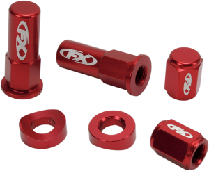 Valve Cap/rim Lock Kits Anodized, Red, 1, nordicamoto.ro