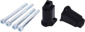 Passenger Floorboard Mount Black, 2, nordicamoto.ro