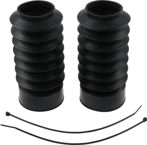 Fork Boots Gloss Black, Powder Coated, 1, nordicamoto.ro