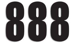 Three Series Numbers Black, 3, nordicamoto.ro