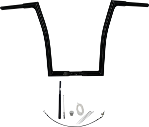 1-1/4(r) Ez Install Flat Top Handlebar Kit Black