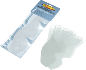 Powerbomb/powercore Goggle Tear-offs Clear