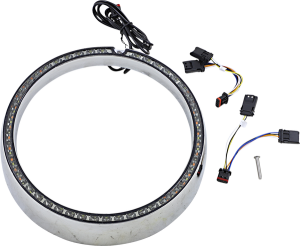 Probeam® Turn Signal Ring Trim Amber, White, 3, nordicamoto.ro