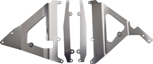 Radiator Braces Aluminum, Red, Silver, nordicamoto.ro