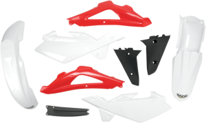 Replacement Plastic Body Kit Black, Red, White