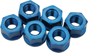 Sprocket Nuts Blue