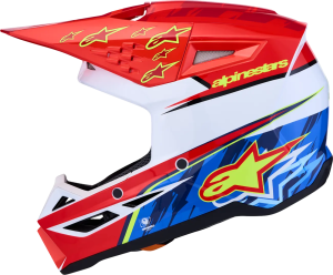 Casca Alpinestars Sm3 Falcon Rosu/Alb/Albastru XS, 5, nordicamoto.ro