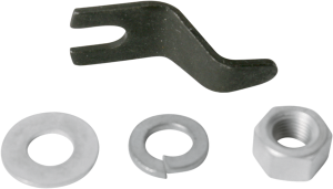 Carburetor Support Bracket Black, Silver, 1, nordicamoto.ro