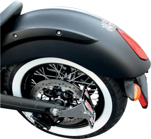 Victory Side-mount License Plate White
