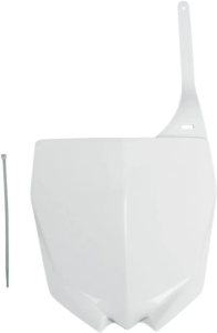 Replacement Front Number Plate White