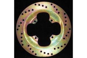 Round Hpsr Solid Brake Rotor Gold, Stainless Steel, Zinc, 1, nordicamoto.ro