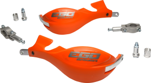 Ego Mini Handguard – Two Point Mount For Straight Handlebar 22mm Orange, 3, nordicamoto.ro