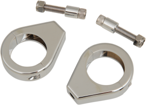 Turn Signal Fork Clamps Chrome, 1, nordicamoto.ro