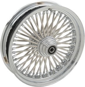 Fat Daddy Front Wheel 21x2.15 Single-disc Chrome Silver