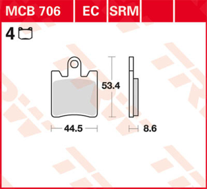 All Round Ceramic Brake Pads