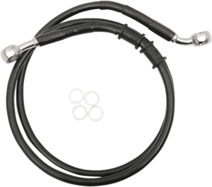 Extended Length Brake Line Black, Vinyl Coated Oversize [+152 mm (6'')], 1, nordicamoto.ro