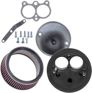 Super Stock Stealth Air Cleaner Kit Black