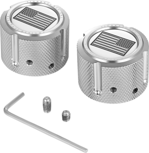 Front Axle Nut Cover Silver, 3, nordicamoto.ro