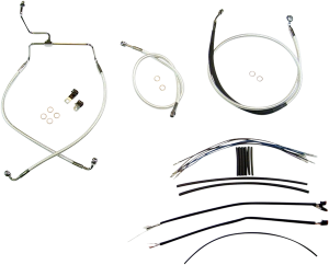 Sterling Chromite Ii® Designer Handlebar Installation Kit Silver, 2, nordicamoto.ro