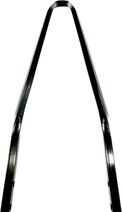Squaretude Styled Sissy Bar Sticks Black