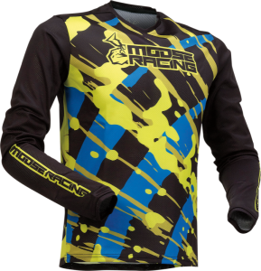 Tricou Copii Moose Racing Agroid Blue/Hi-Vis