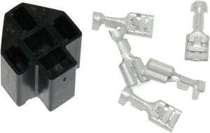 Starter Relay Socket And Terminal Kit Black, 1, nordicamoto.ro