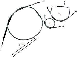 Black Pearl Designer Handlebar Installation Kit Black, 3, nordicamoto.ro