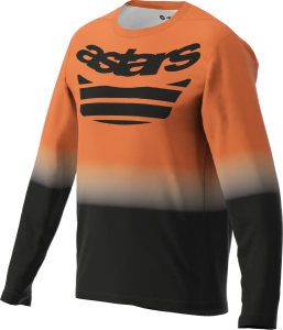 Tricou cu mâneci lungi A-Dura Astars 2.0, portocaliu, nordicamoto.ro