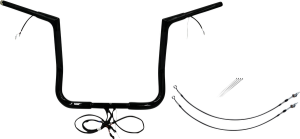 Plug & Play Ez Install 1-1/4(r) Flat Top Handlebar Kit Black, 3, nordicamoto.ro