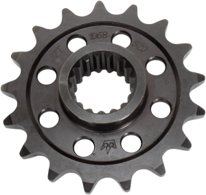 Lightweight Steel Sprocket Black, Zinc, 1, nordicamoto.ro
